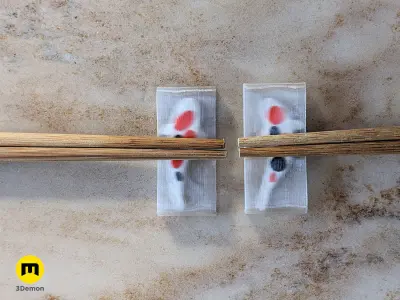  Koi Fish Chopstick Rest Free 3D print model