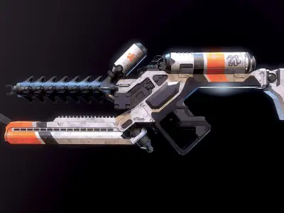 Arc Gun District9 3D model