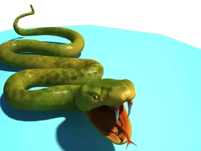 Snake by Swp Free 3D model