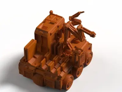 OCRV sci fi repair vehicle  3D print model