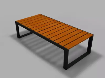 Outdoor Dining Table 3D model