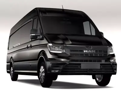 MAN TGE Van L4H2 2017 3D model