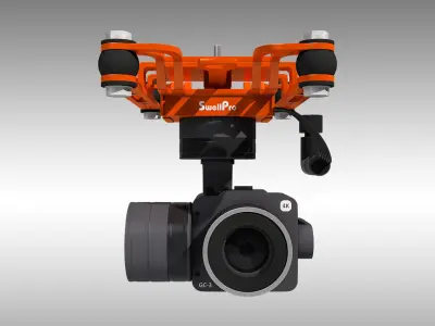 SplashDrone Gimbal Camera 3D model