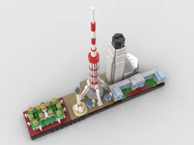 Kyiv Skyline 3D model