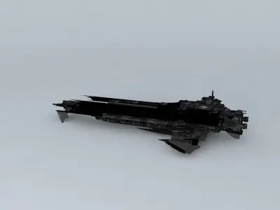 Frontier Class Strike Carrier LC 85F 3D model