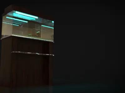Aquarium 150 L 3D model