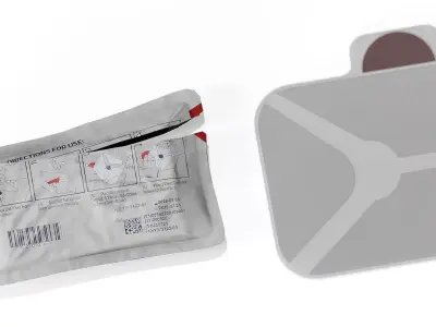 MEDICAL FIRST AID ITEMS Low-poly 3D model