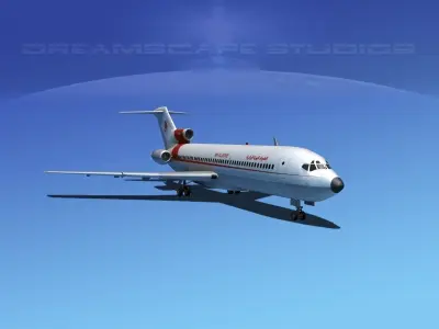 Boeing 727-200 Air Algerie 3D model