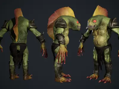 Murloc Low-poly 3D model