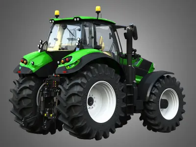 Deutz - Fahr 7 Series - 8280 TTV Tractor 3D model