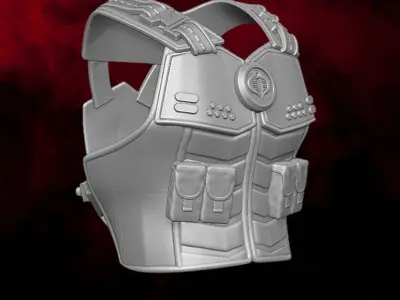 Cobra Armor Fan Art Kit 3D printable File For Action Figures 3D print model