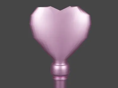 Heart Key 3D model