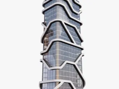 Modern Building Concept 01 3D model