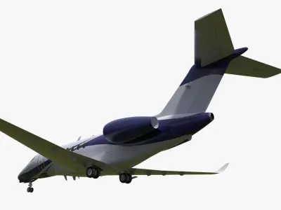 Aircraft Cessna Citation Longitude 3D model