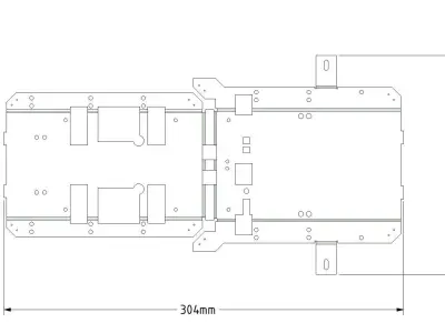 Sheet Metal Bracket Free 3D model
