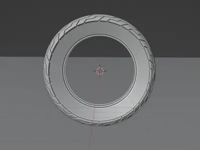 MOTO tire DV4 highpoly non brand 3D model