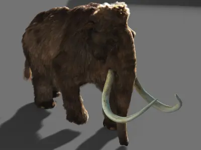 Mammoth woolly 3D model