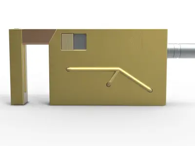 Atreides Gun from the movie Dune 1984 3D model