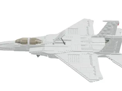 MocBricks3D - Lego F-15E Strike Eagle 3D print model