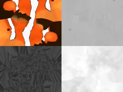 Cute Realistic Animation-Ready Clownfish 3D model