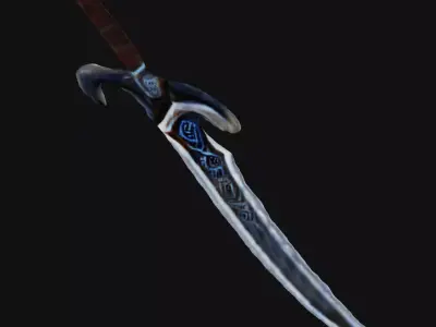 RPG Longsword Free low-poly 3D model