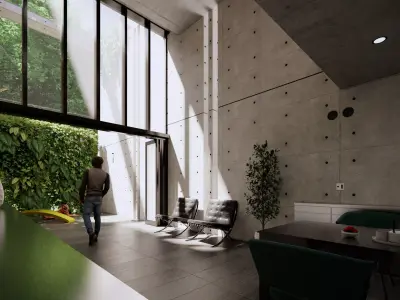 Utsubo Park House - Tadao Ando 3D model