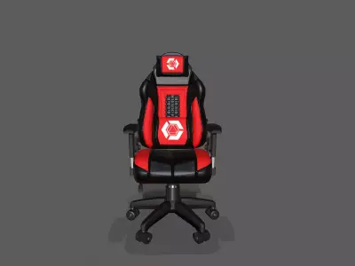 Gamer chair Free low-poly 3D model