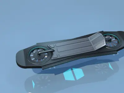 HoverBoard 3D model
