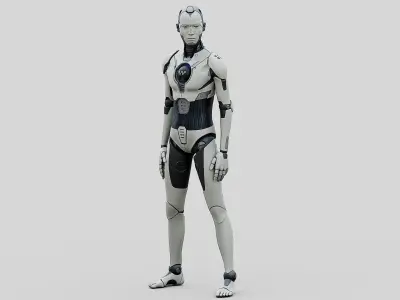 HUMANOID ORPHEUS-D  Rigged for Unreal Engine - Unity - MIXAMO 3D model