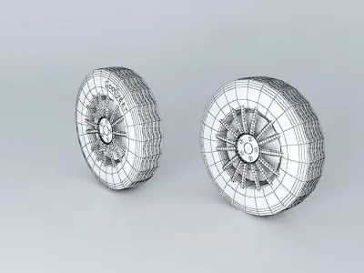 Sports Tire Free 3D model