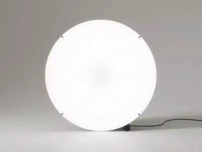 Round Floor Lamp Free 3D model