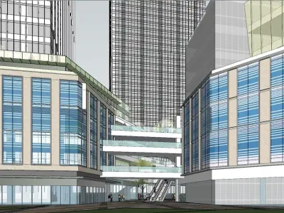 Plaza Commercial P 3D model