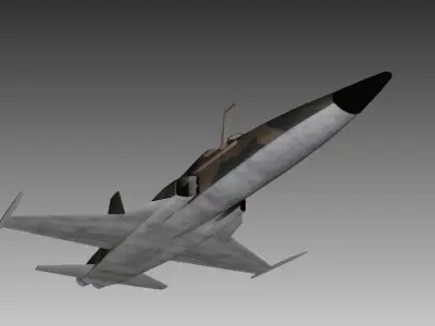 F-5E Tiger Brazil Low-poly 3D model