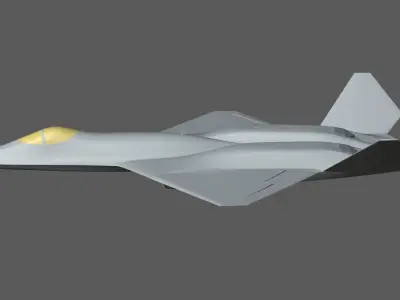 yf-23 3D print model