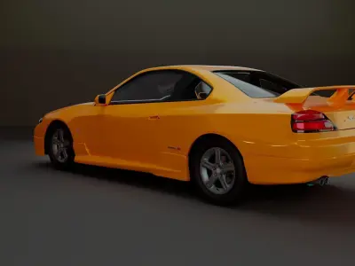Nissan Silvia S15 Spec-R AERO Free 3D model
