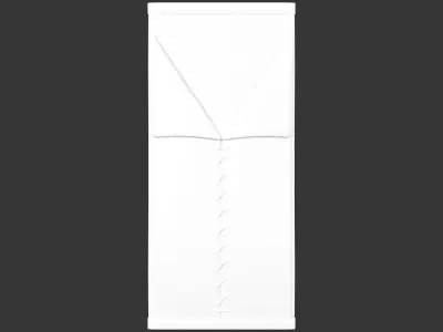 Medieval Elegant Accessory Bedroll Low-poly 3D model