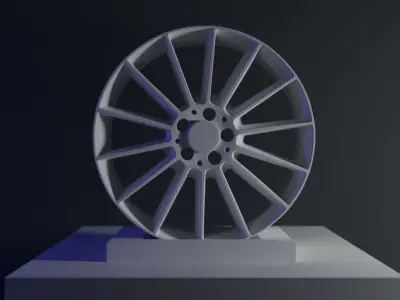 10 car rims pack  Free 3D model