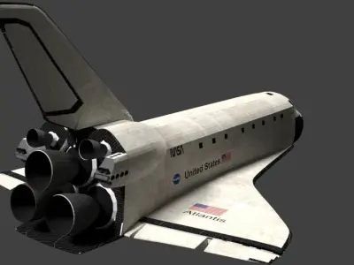 Space Shuttle Atlantis 3D model