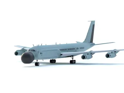 Next-Level Surveillance Aircraft - ELM 2075 PHALCON - Low-poly 3D model