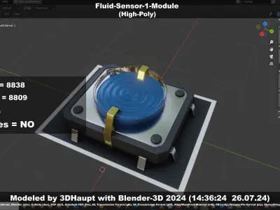 Fluid-Sensor-1-Module 3D model
