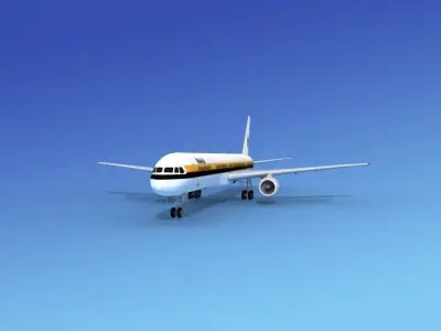 Boeing 757-300 Monarch 1 3D model