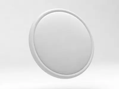 Alfa Romeo Badge 1972-1982 Low-poly 3D model