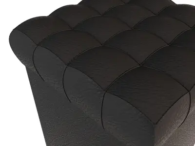 puf chair Free low-poly 3D model