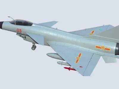 Chengdu J10 Fighter 3D model