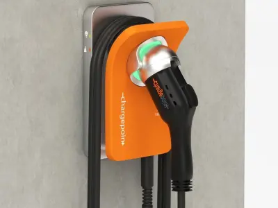 Electric Vehicle Chargepoint Part 01 3D model