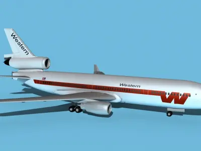 McDonnell Douglas MD-11 Western 3D model