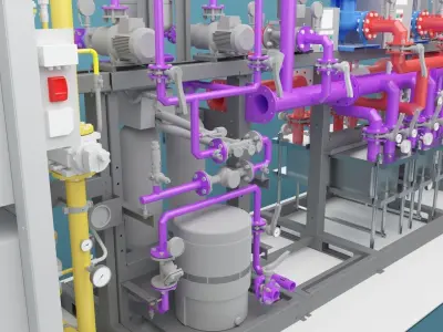 Boiler Equipment 3D model