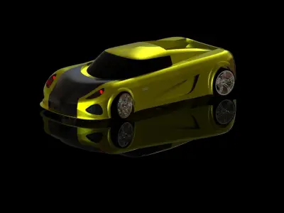 Modified Koenigsegg Agera Free 3D model