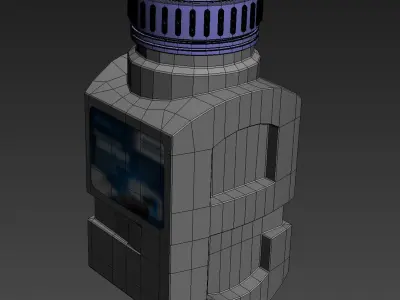 Toner Bottle Free 3D model