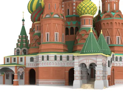 Saint Basils Cathedral Moscow 3D model